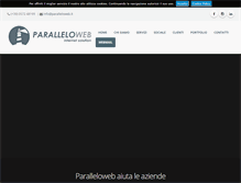 Tablet Screenshot of paralleloweb.it